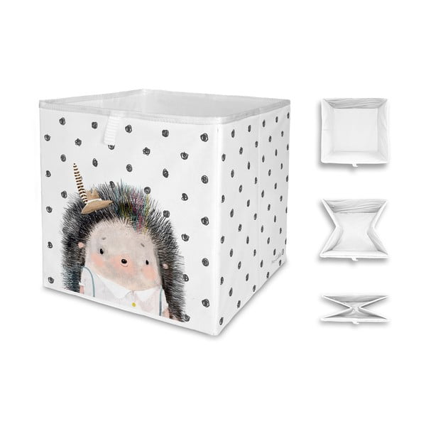 Otroška škatla za shranjevanje Mr. Little Fox Hedgehog Boy