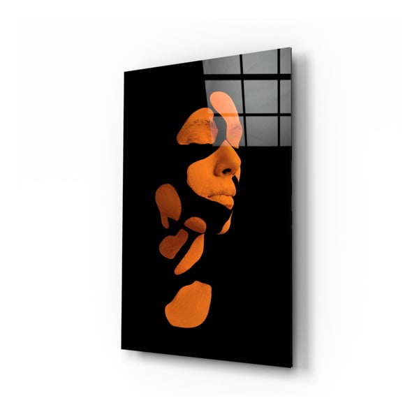 Steklena slika Insigne Fragmented Orange