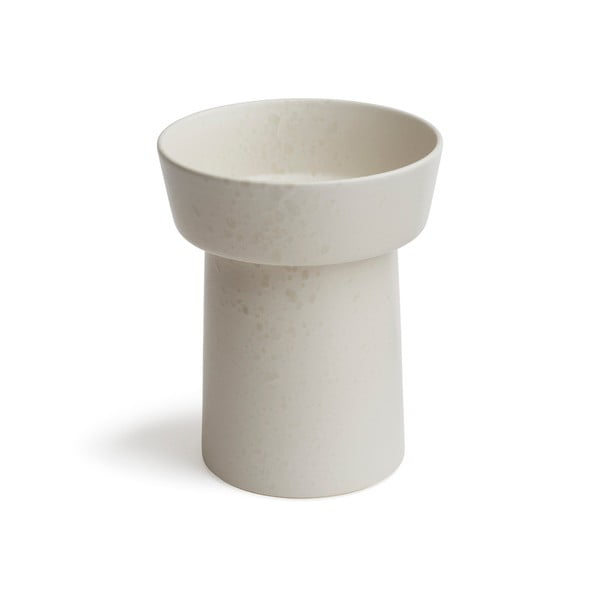 Bela keramična vaza Kähler Design Ombria, višina 20 cm