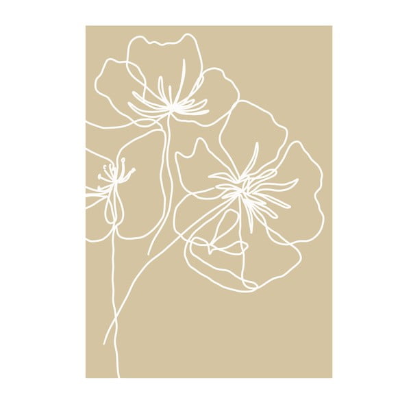 Plakat na kakovostnem papirju Veronika Boulová Blooming, 29 x 41 cm
