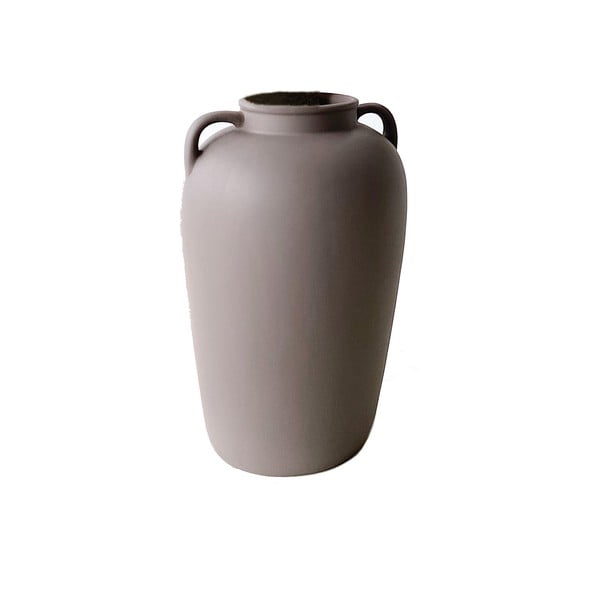 Rjavo siva keramična vaza Rulina Pottle