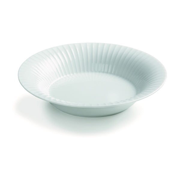 Bel porcelanast krožnik za juho Kähler Design Hammershoi, ⌀ 21 cm