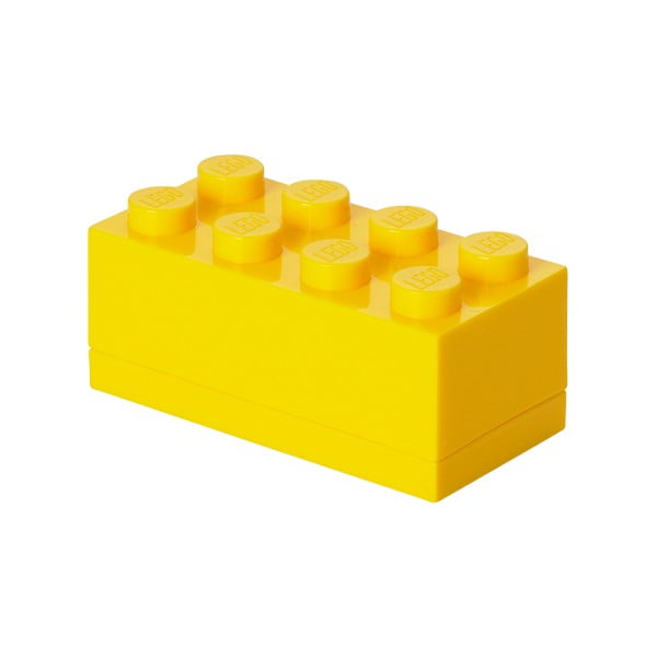 Rumena mini škatla za shranjevanje LEGO®Mini Box