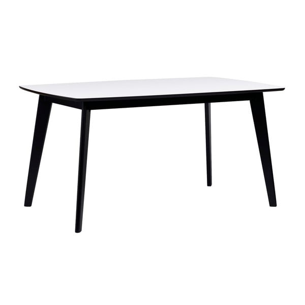 Črno-bela jedilna miza Rowico Griffin, 150 x 90 cm