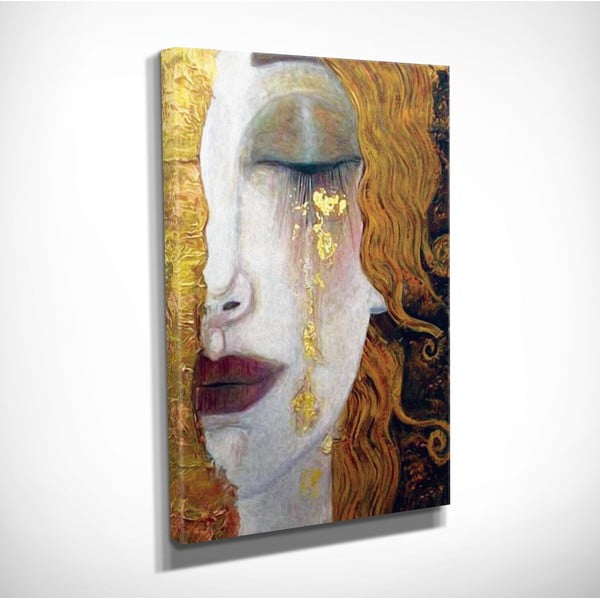 Reprodukcija na platnu Gustav Klimt Zlate solze, 30 x 40 cm