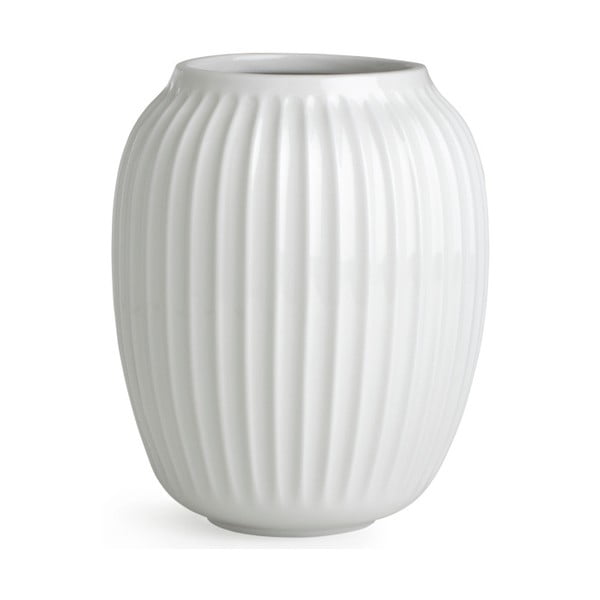 Vaza iz bele keramike Kähler Design Hammershoi, višina 20 cm
