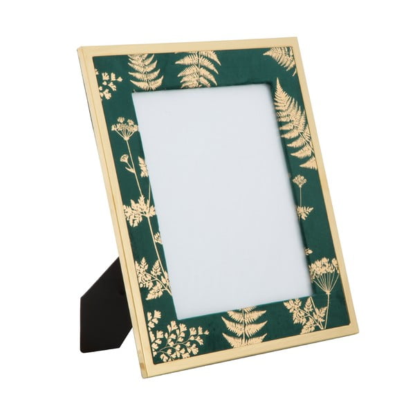 Zeleno-zlat okvir za namizne fotografije Mauro Ferretti Glam, 20 x 25 cm