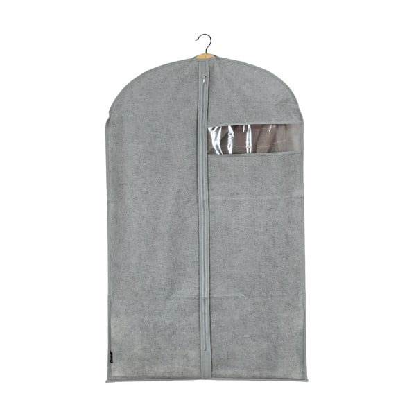 Siva zaščitna vreča za obleke Domopak Stone