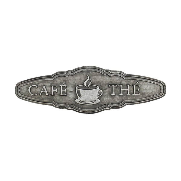 Kovinski stenski znak Antic Line Café ou Thé