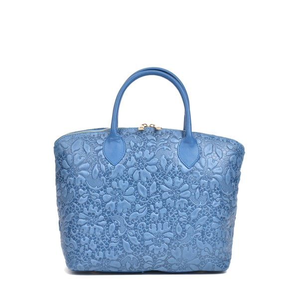 Modra okrašena torbica Anna Luchini