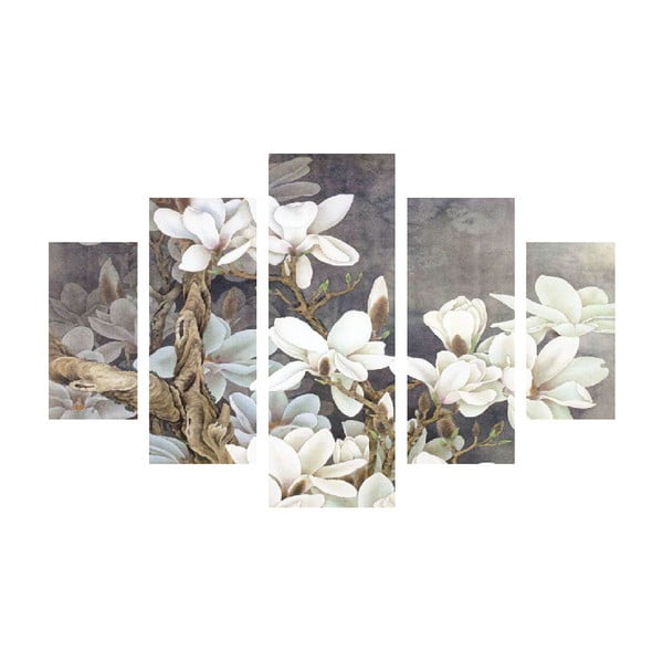 Večdelna slika White Blossom, 92 x 56 cm