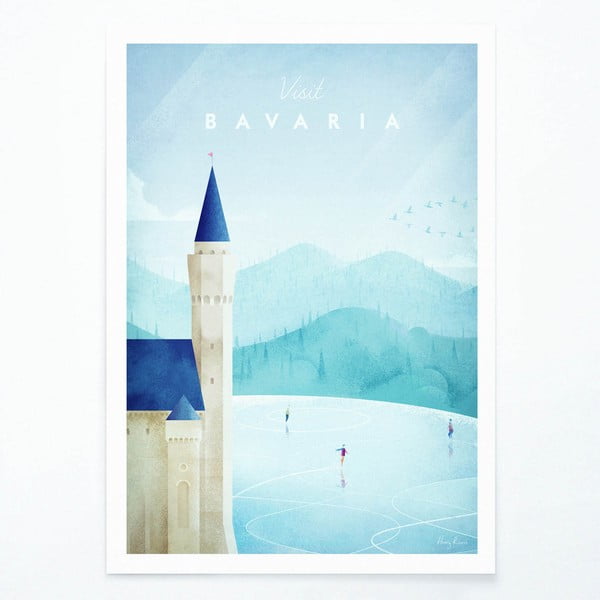 Plakat Travelposter Bavaria, A2