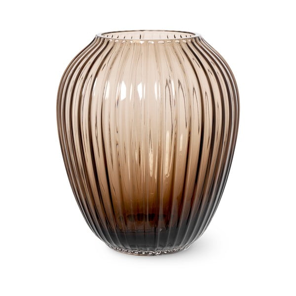 Vaza iz rjavega stekla Kähler Design Hammershøi, višina 18,5 cm