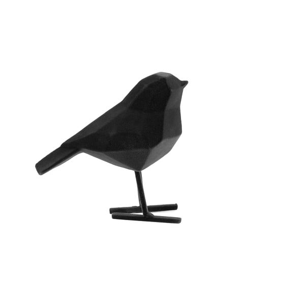 Črn dekorativen kipec PT LIVING Bird, višina 17 cm