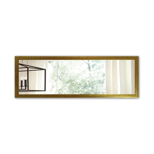 Stensko ogledalo z okvirjem v zlati barvi Oyo Concept, 105 x 40 cm