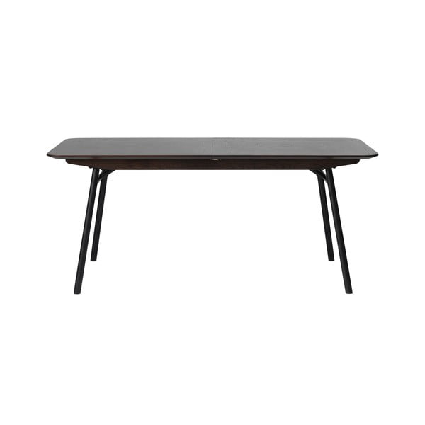 Črna zložljiva jedilna miza Unique Furniture Latina, 180 x 90 cm