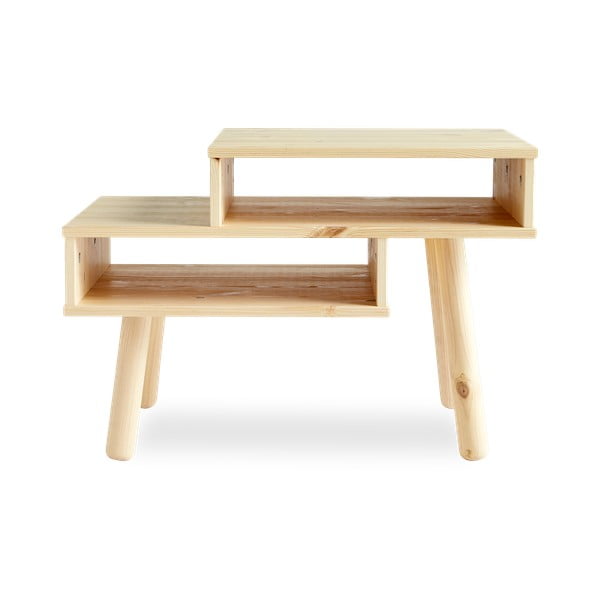 Klubska mizica iz borovega lesa Karup Design Haku