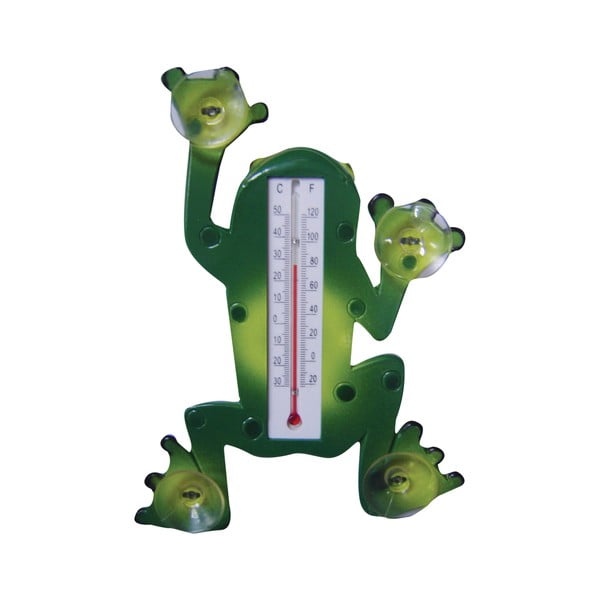 Okenski termometer v obliki žabe Esschert Design