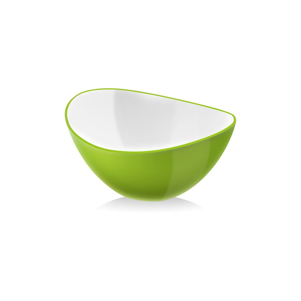 Zelena skleda za solato Vialli Design, 25 cm