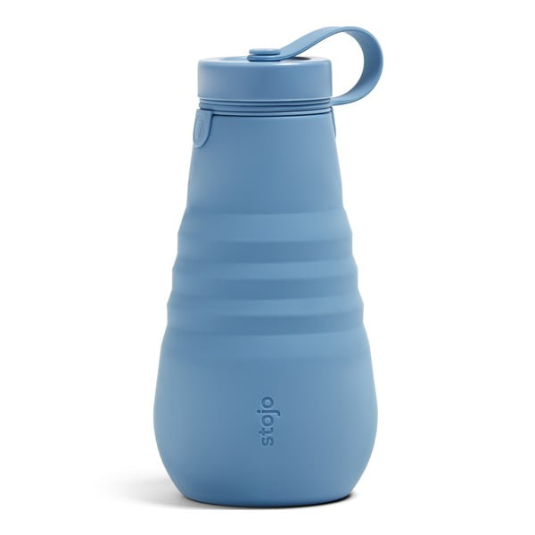 Modra zložljiva steklenica Stojo Bottle Steel, 590 ml