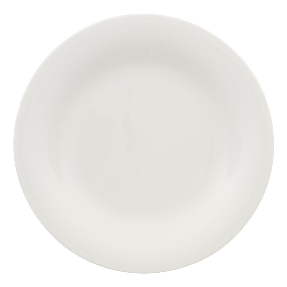Bel porcelanast desertni krožnik Villeroy & Boch New Cottage, ⌀ 21 cm