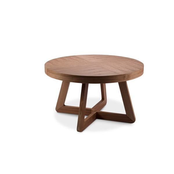 Raztegljiva miza iz hrastovega lesa Windsor & Co Sofas Bodil, ø 130 cm
