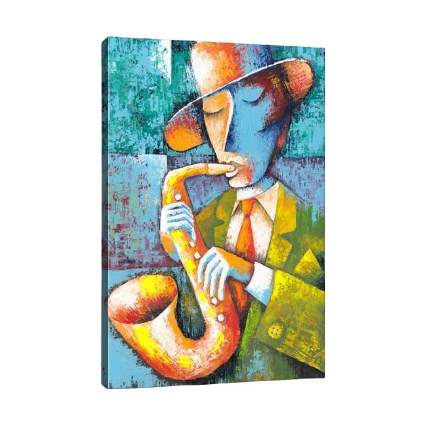 Slika Tablo Center Saxophone, 50 x 70 cm