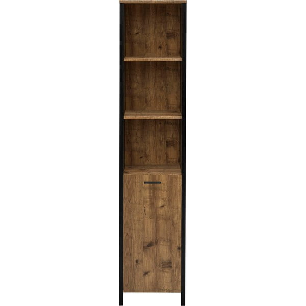Temno rjava kopalniška omarica Støraa Werra, 38 x 175 cm