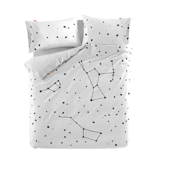 Bombažna posteljnina Blanc Constellation, 140 x 200 cm