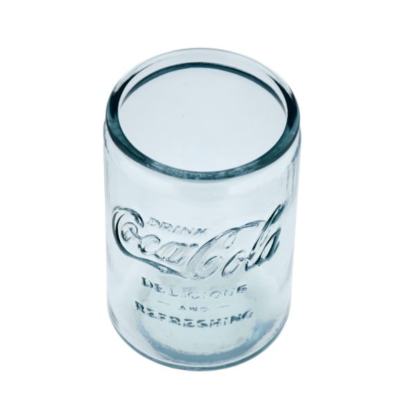 Prozoren recikliran steklen kozarec Ego Dekor Cola, 600 ml