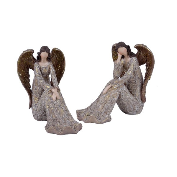 Set 2 božičnih figuric Ego Dekor Angel Bea