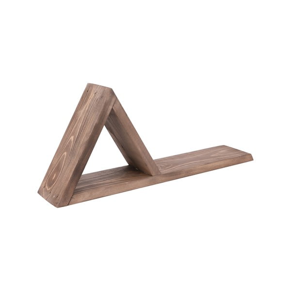 2-delni komplet lesenih stenskih polic Triangles