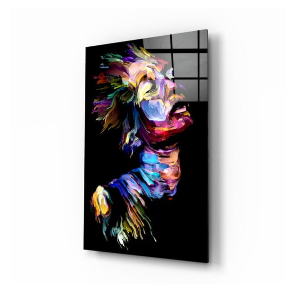 Steklena slika Insigne Effect Woman, 46 x 72 cm