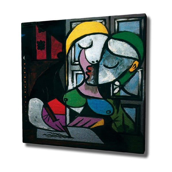 Stenska slika na platnu Picasso, 45 x 45 cm