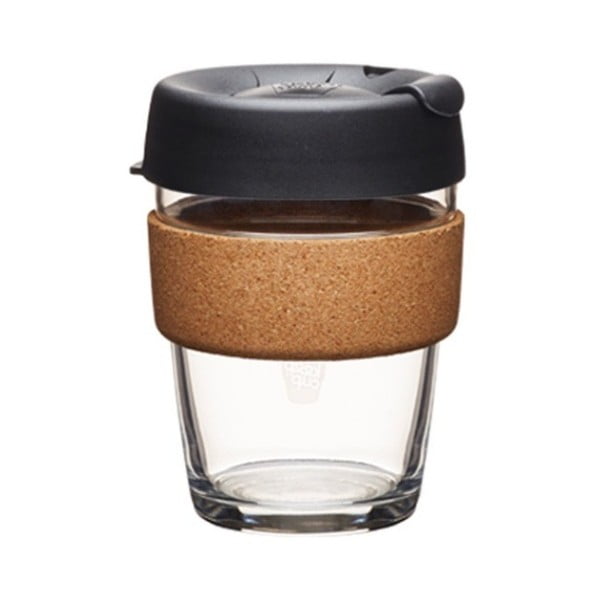 Potovalna skodelica s pokrovom KeepCup Brew Cork Edition Espresso, 340 ml
