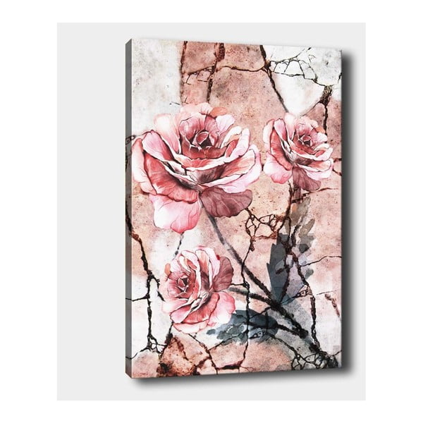 Stenska slika na platnu Tablo Center Lonely Roses, 40 x 60 cm