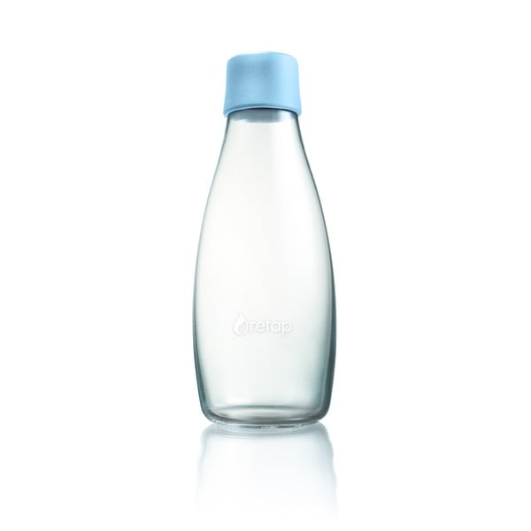 Steklenica s svetlo modrim pokrovom z doživljenjsko garancijo ReTap, 500 ml