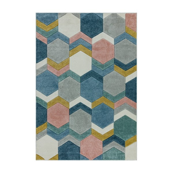 Preproga Asiatic Carpets Hexagon Multi, 160 x 230 cm