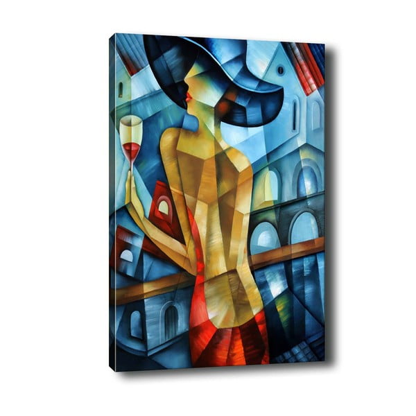 Slika Tablo Center Cubistic Lady, 50 x 70 cm