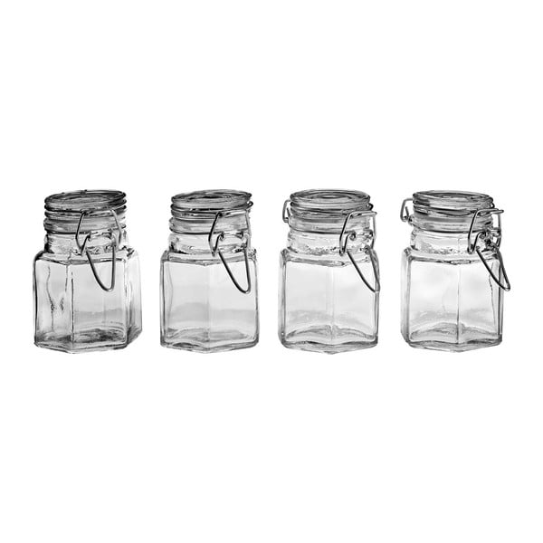 4-delni komplet steklenih kozarcev za začimbe Premier Housewares