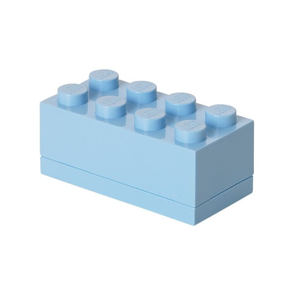 Svetlomodra škatla za shranjevanje LEGO® Mini Box