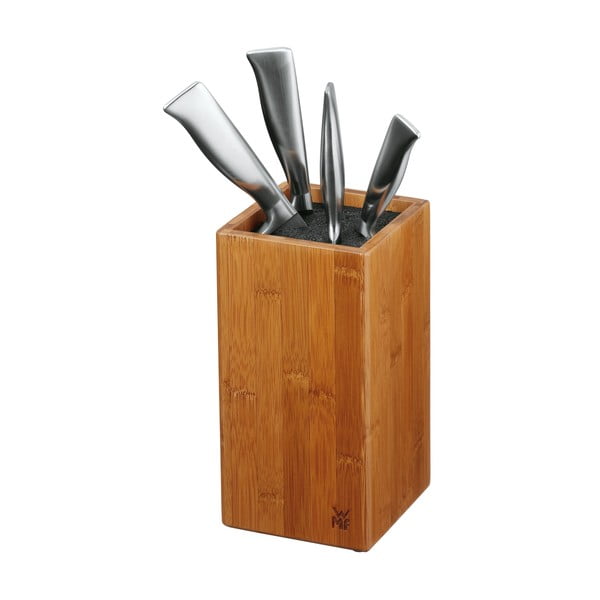 Bambusov blok za nože s ščetinami WMF