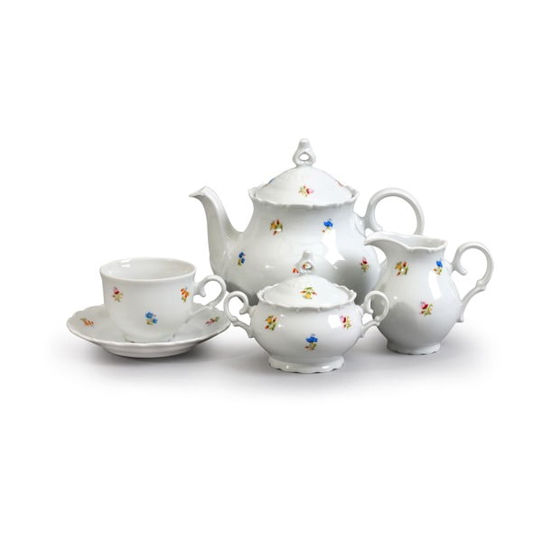 Porcelanast čajni servis Thun Ophelia