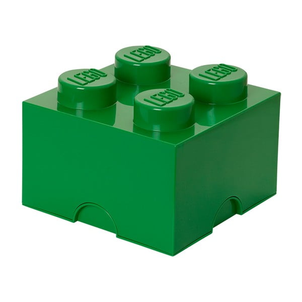 Zelena kavdratna škatla za shranjevanje LEGO® 