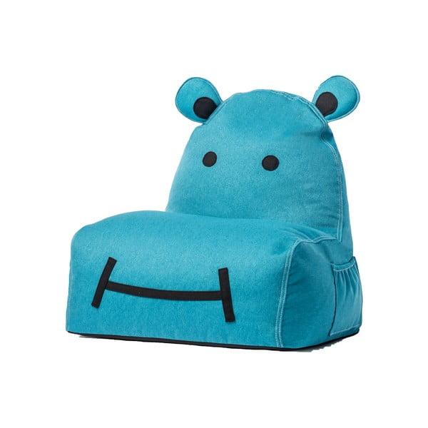 Modra sedalna vreča The Brooklyn Kids Hippo