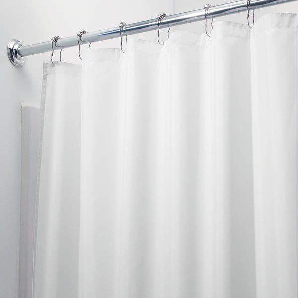 Bela kopalniška zavesa iDesign, 200 x 180 cm