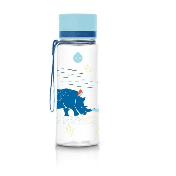 Modra steklenička Equa Rhino, 400 ml
