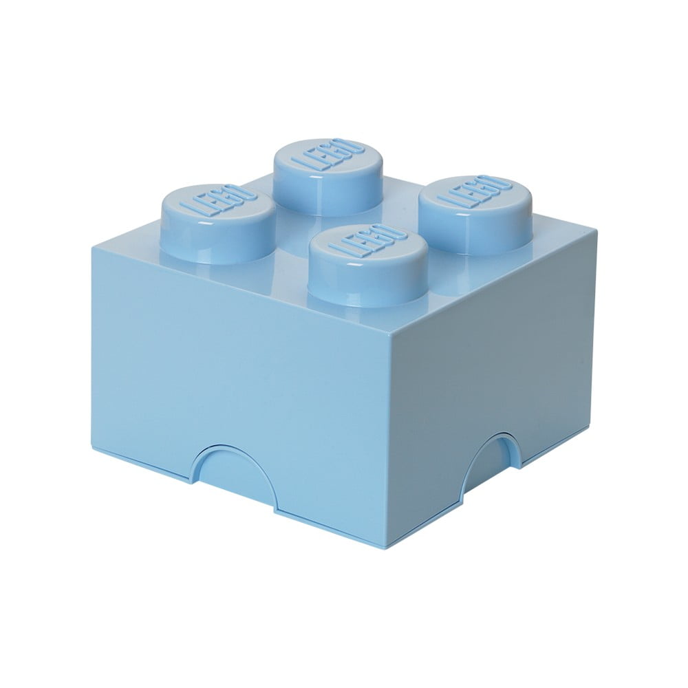 Svetlo modra kavdratna škatla za shranjevanje LEGO®