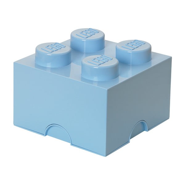 Svetlo modra kavdratna škatla za shranjevanje LEGO®