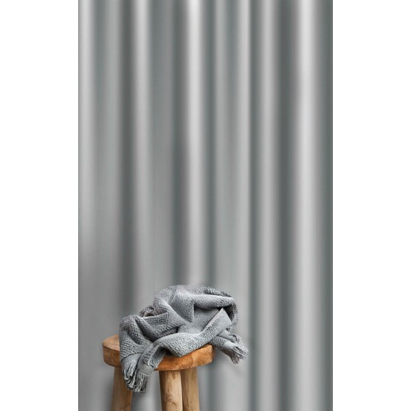 Svetlo siva tuš zavesa Bahne & CO Pure, 180 x 200 cm